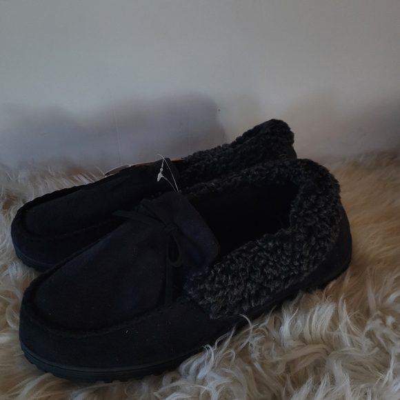Slippers shoes black color with teddy inside - Picture 4 of 6